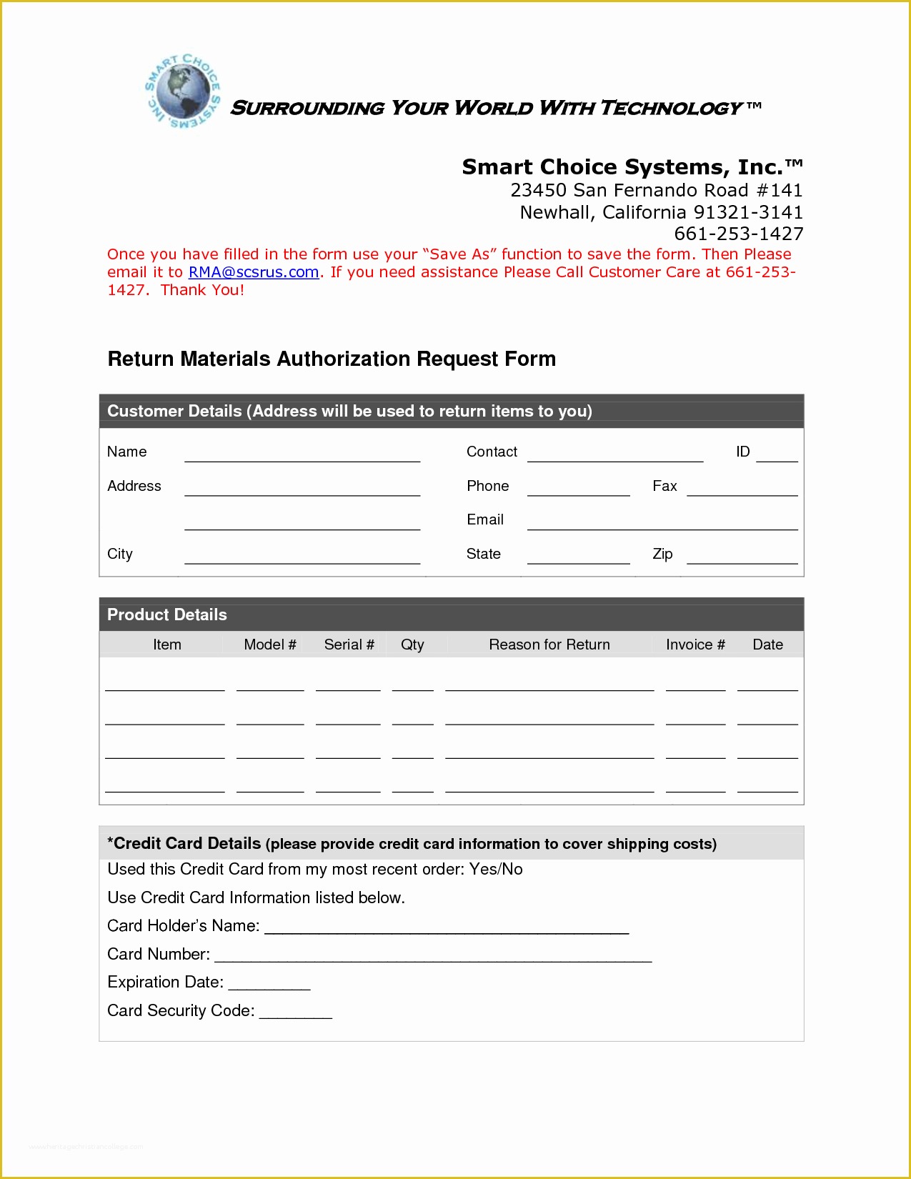 Free Return Authorization form Template Of Best S Of Customer Return Authorization form Return