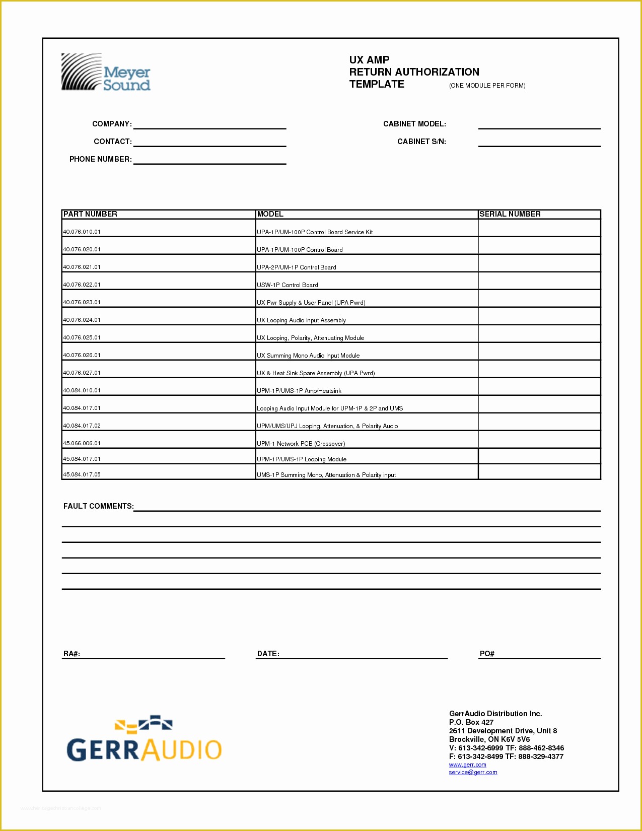 Free Return Authorization form Template Of Best S Of Return Authorization form Template Return
