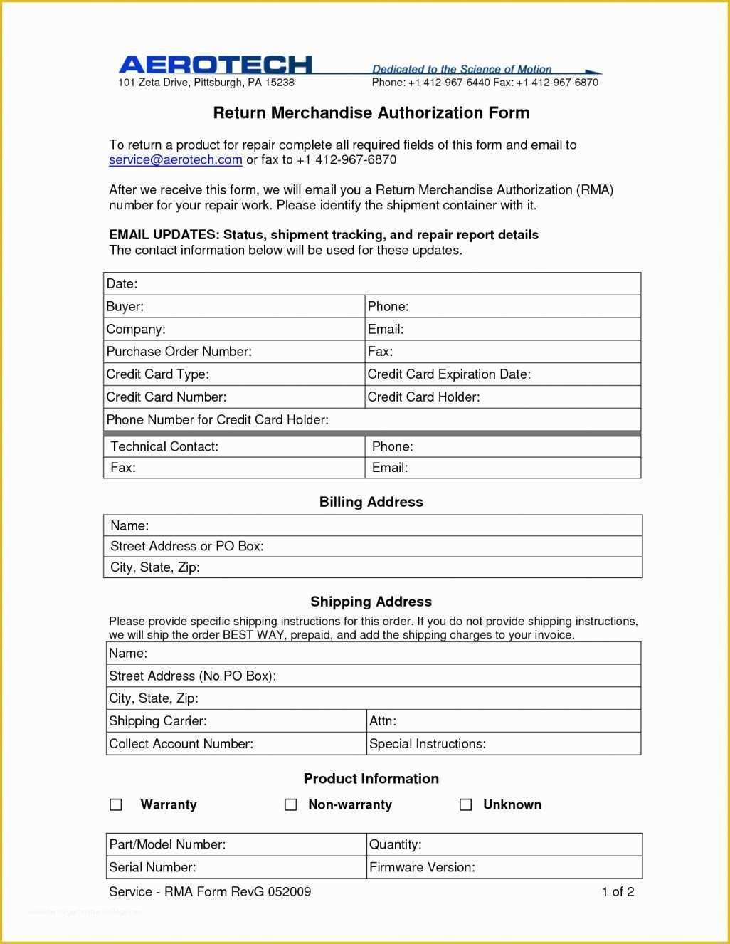 Free Return Authorization form Template Of Return Authorization form
