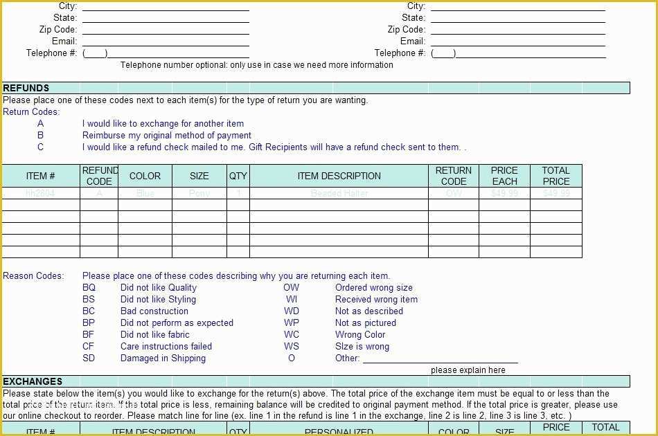 Free Return Authorization form Template Of Return Material Authorization form Template Sample