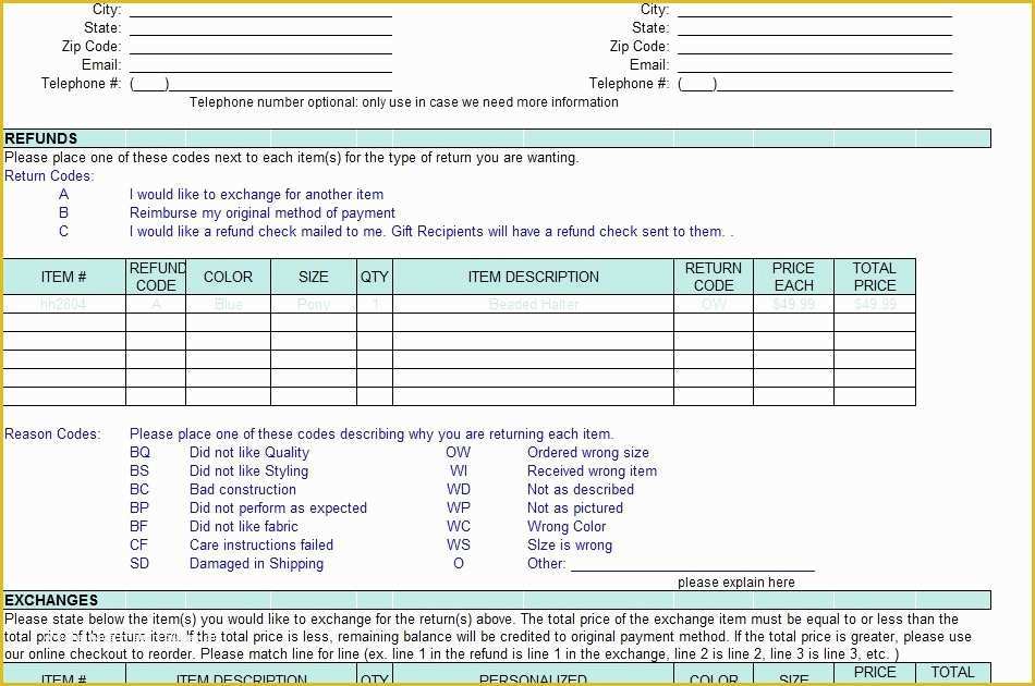 Free Return Authorization form Template Of Return Material Authorization form Template Sample