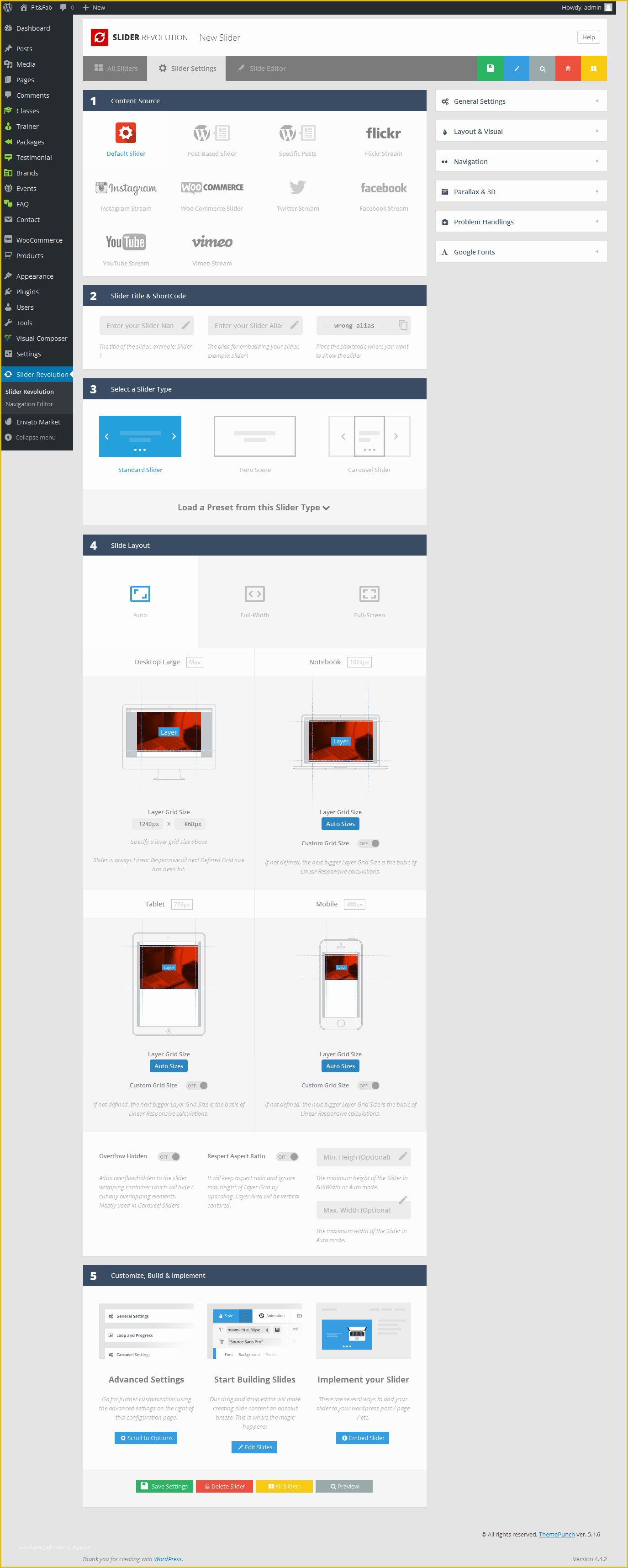 Free Revolution Slider Templates Of Fit &amp; Fab Wordpress theme Revolution Slider Tutorial