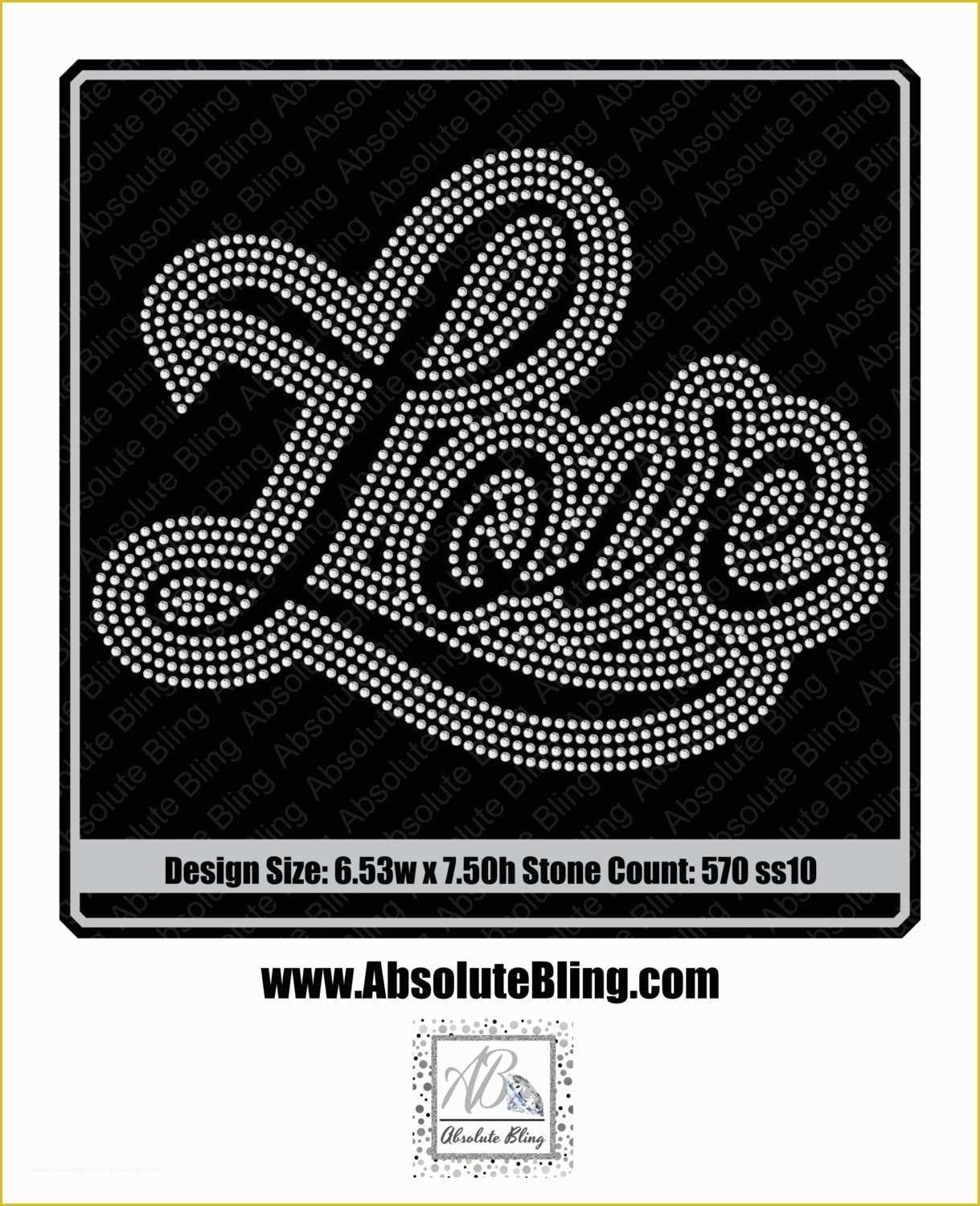 Free Rhinestone Templates for Silhouette Of Love Spray Rhinestone Template for Girls Women Use with