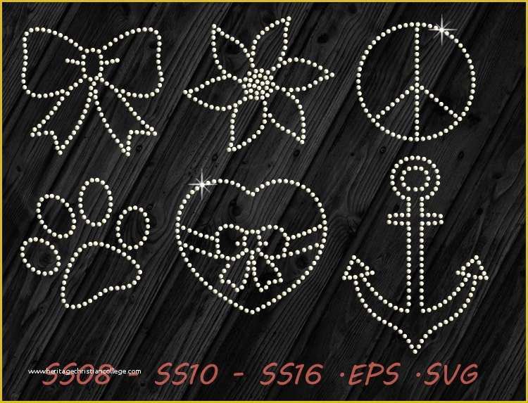 Free Rhinestone Templates for Silhouette Of Free Rhinestone Template