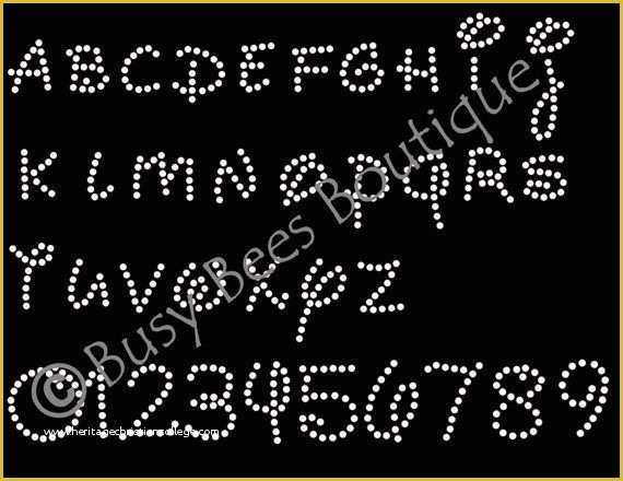 Free Rhinestone Templates for Silhouette Of Waltograph Rhinestone Alphabet Font Template by