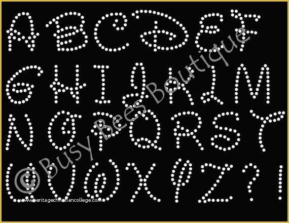Free Rhinestone Templates for Silhouette Of Waltograph Rhinestone Alphabet Font Template Instant Download