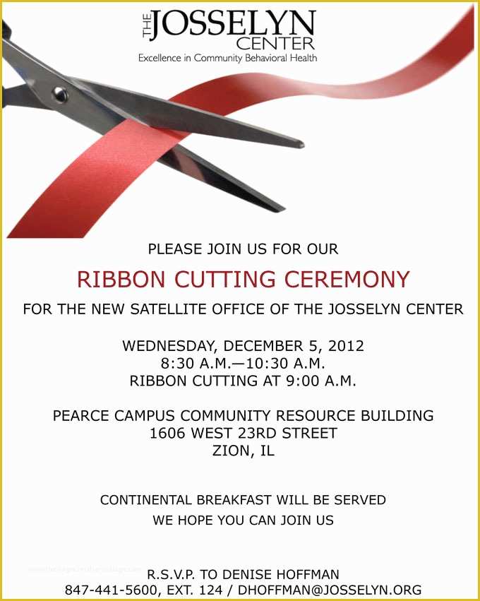 Free Ribbon Cutting Template Of 10 Best Of Ribbon Cutting Invitation Template