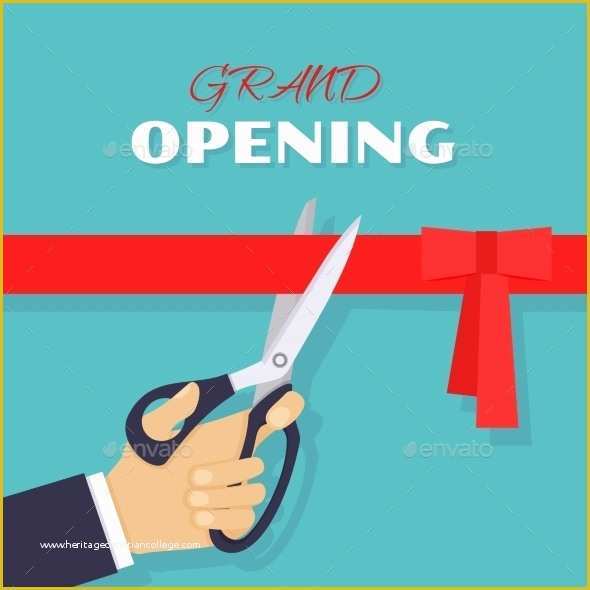 Free Ribbon Cutting Template Of Free Templates for Ribbon Cutting Ceremony Flyer Dondrup