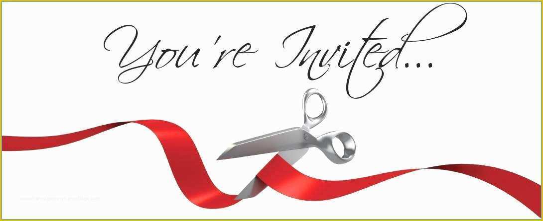 Free Ribbon Cutting Template Of Pretty Models Ribbon Cutting Ceremony Invitation