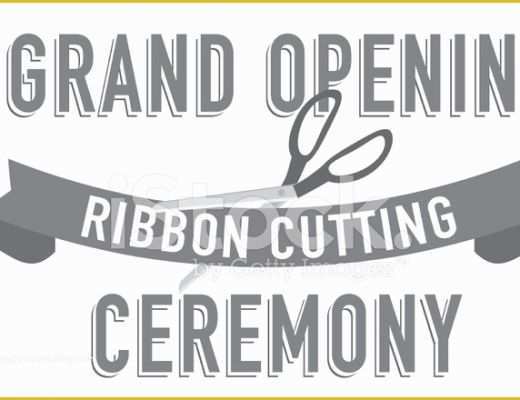 Free Ribbon Cutting Template Of Ribbon Cutting Word Design Template Stock Photos