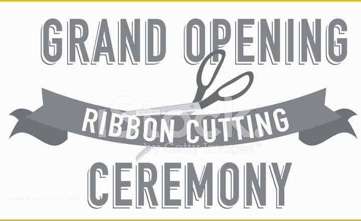 Free Ribbon Cutting Template Of Ribbon Cutting Word Design Template Stock Photos