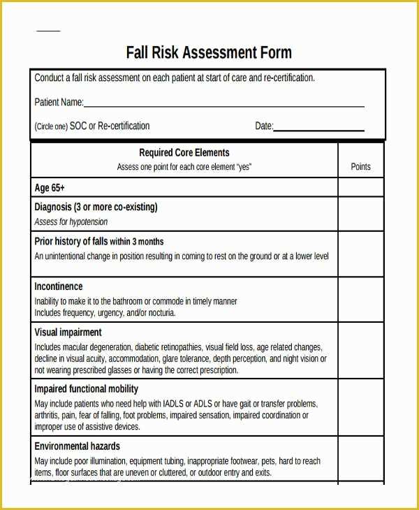 Free Risk assessment Template Of 19 Free Risk assessment forms