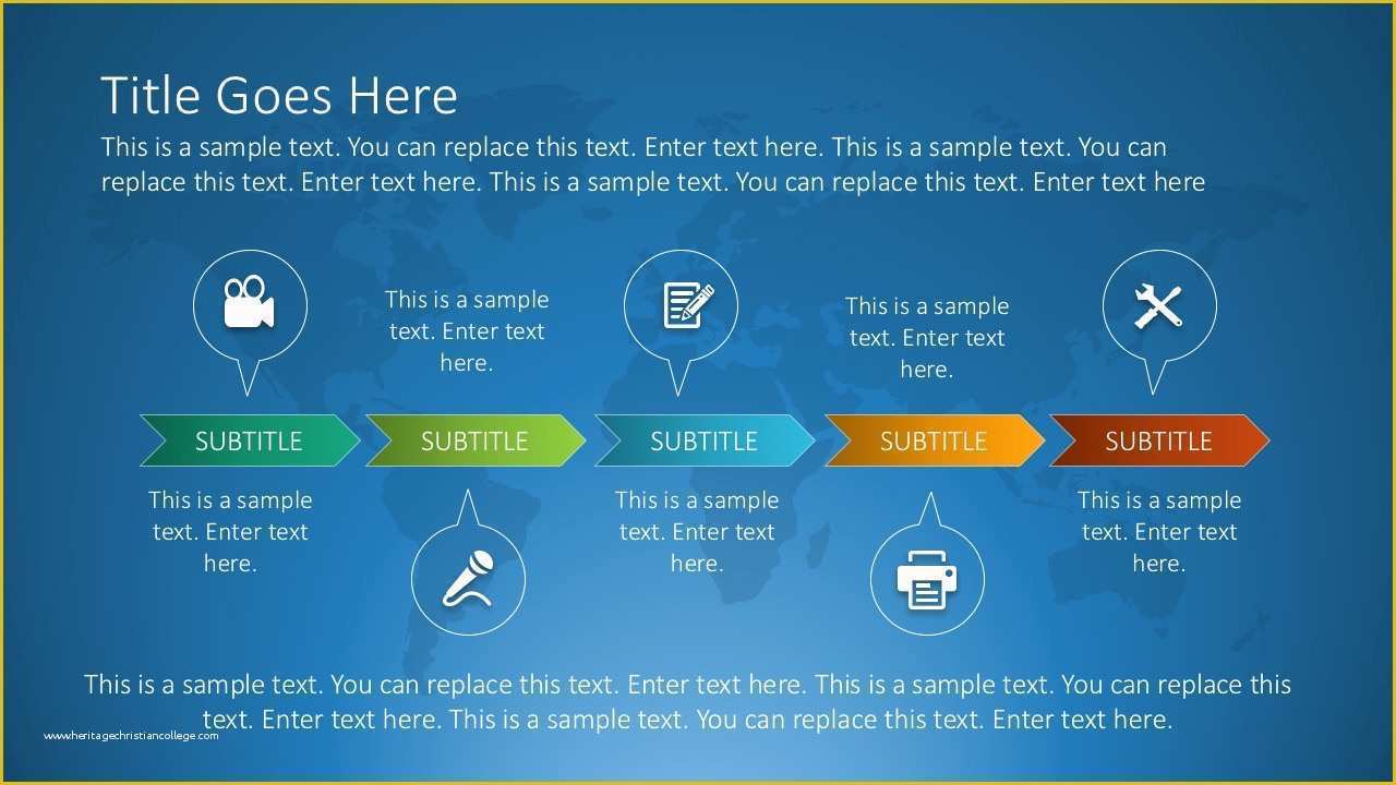 Free Roadmap Template Of Free Product Roadmap Slides for Powerpoint