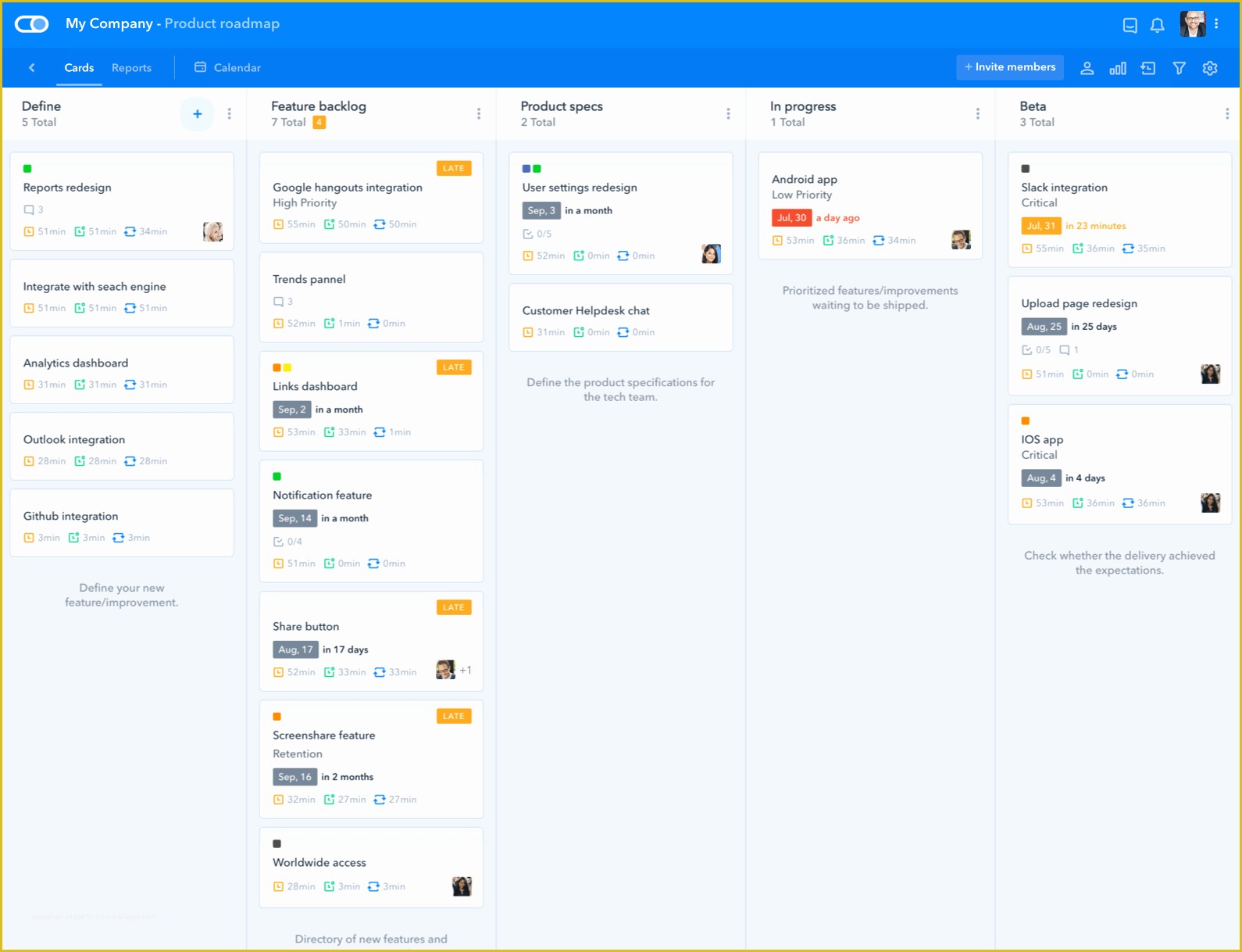 Free Roadmap Template Of Free Product Roadmap Template