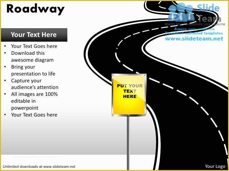 Free Roadmap Template Powerpoint Of Download Editable Road Map Power Point Slides and Road Map