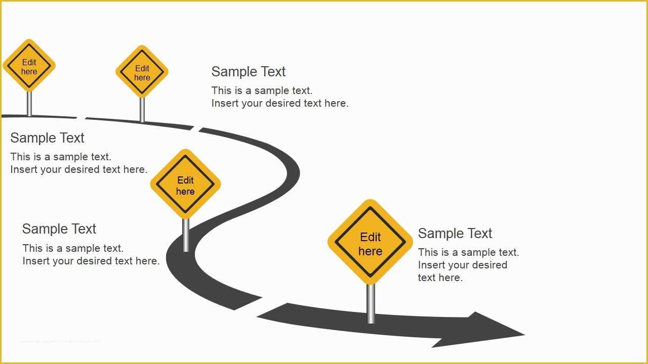 Free Roadmap Template Powerpoint Of Free Roadmap Slides for Powerpoint Slidemodel