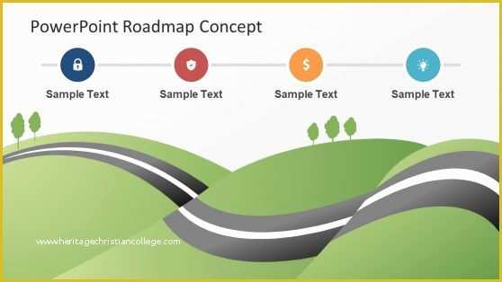 Free Roadmap Template Powerpoint Of Roadmap Powerpoint Templates