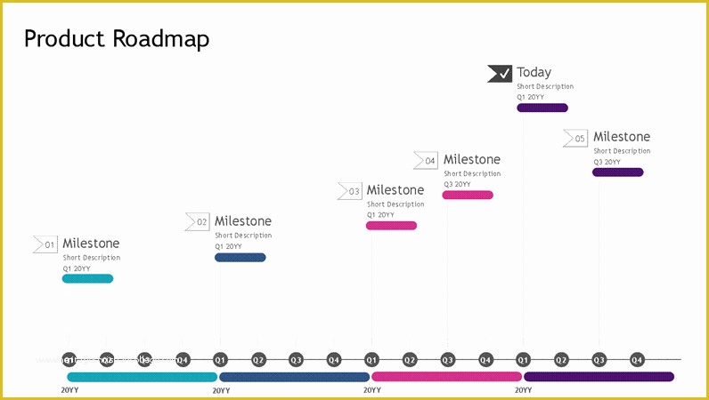 Free Roadmap Timeline Template Of Roadmap Timeline Light