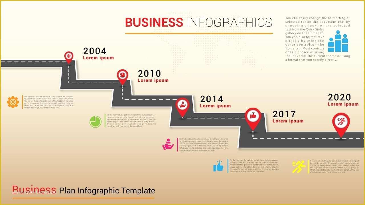 Free Roadmap Timeline Template Of Timeline Business Infographics Roadmap Design Template