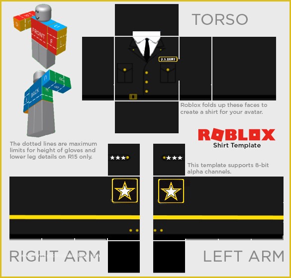 Free Roblox Templates Of T Shirt Template Roblox