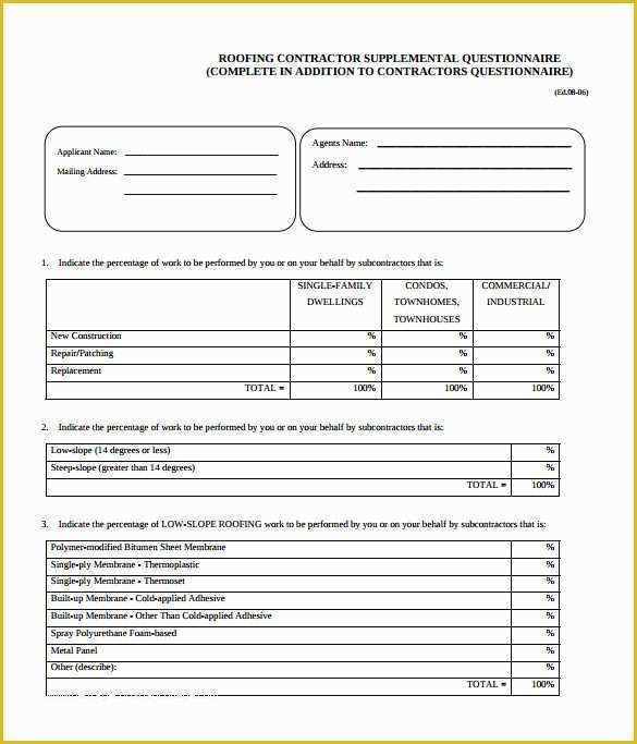 Free Roofing Contract Template Of 13 Roofing Contract Templates to Download for Free