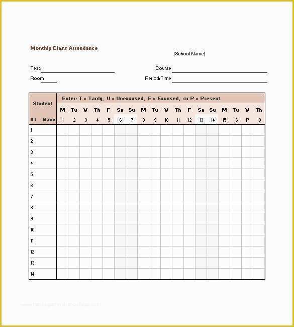 Free Roster Templates Printable Of Class List Template 8 Free Sample Example format
