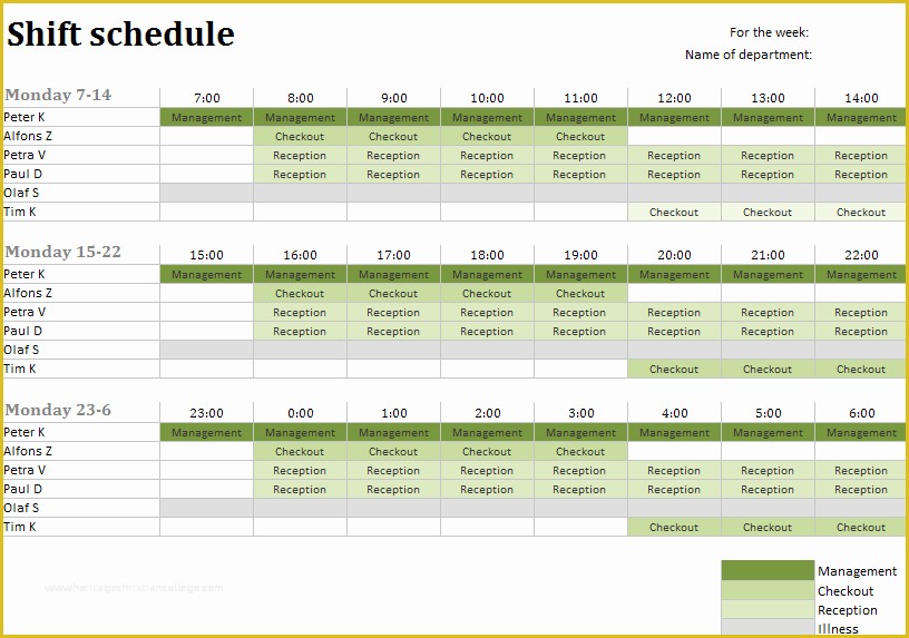 Free Roster Templates Printable Of Excel Rota Template Free Download