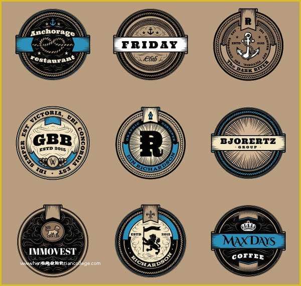 Free Round Logo Templates Of 20 Examples Of Round Logo Designs