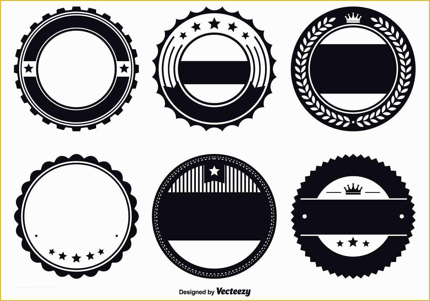 Free Round Logo Templates Of assorted Badge Template Set Download Free Vector Art