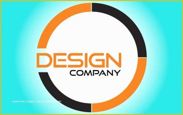 Free Round Logo Templates Of Rounded Design Pany Logo Template Free Vector Logo