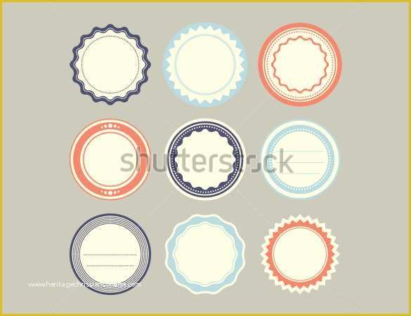 Free Round Sticker Label Template Of 31 Round Label Template Psd Eps Ai Illustrator