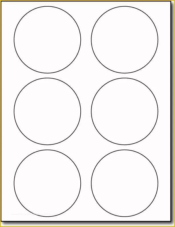 Printable Round Sticker Sheets