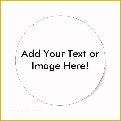 Free Round Sticker Label Template Of Round Label Template Classic Round Sticker