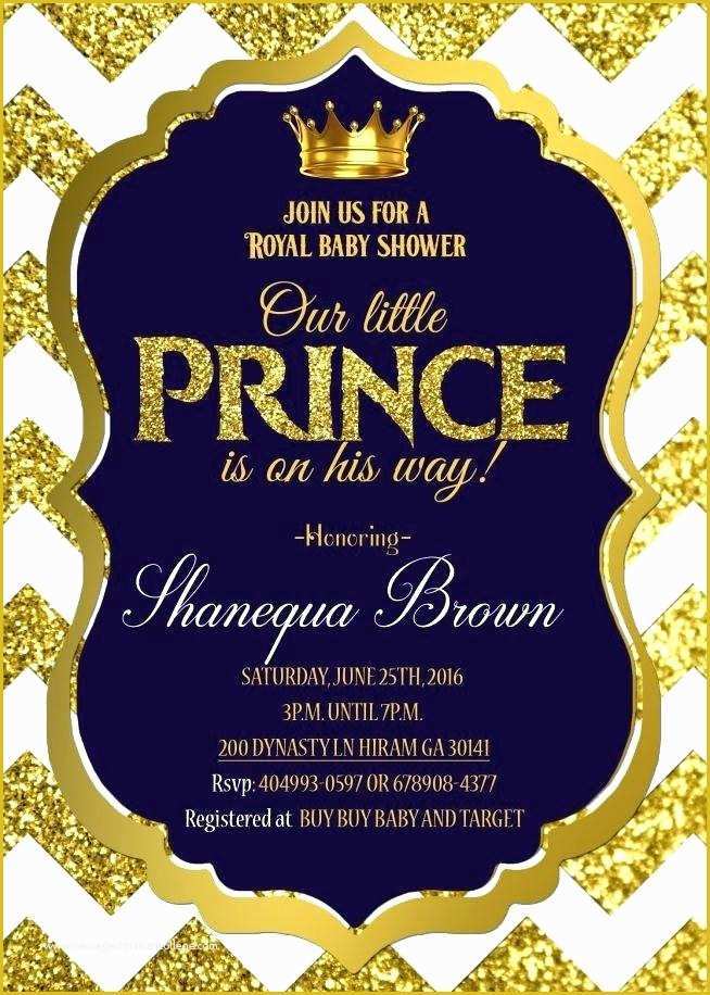 Free Royal Prince Baby Shower Invitation Template Of Prince Baby Shower Invitations Free – Bestlifeo