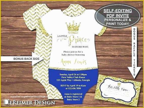 Free Royal Prince Baby Shower Invitation Template Of Royal Prince Baby Shower Invitations Bbq Invitation