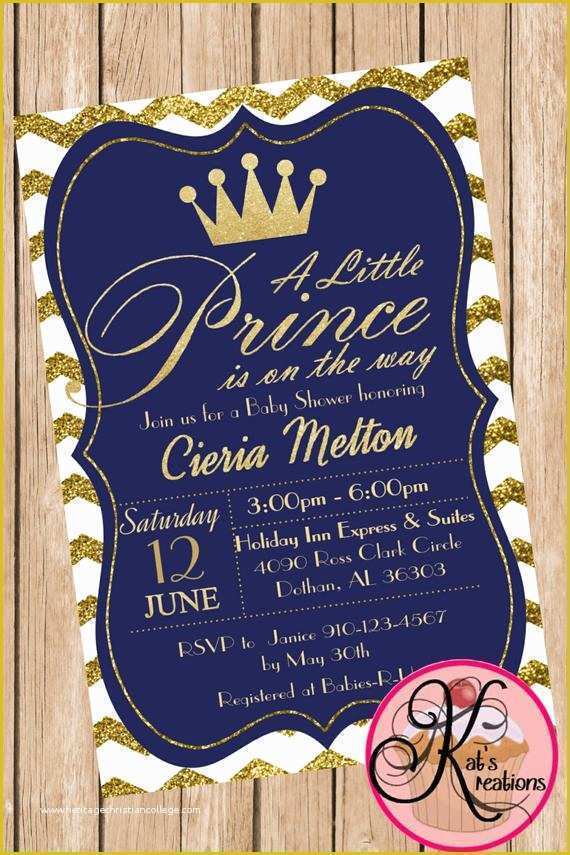 Free Royal Prince Baby Shower Invitation Template Of Royalty Prince Baby Shower Printable Invitation