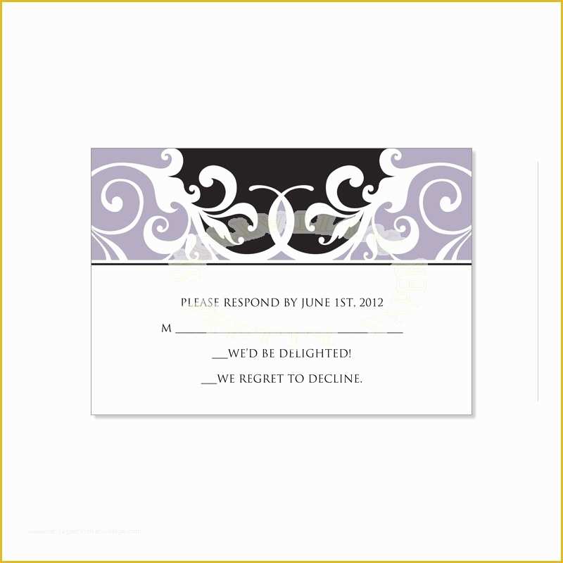 Free Rsvp Template Of Wedding Rsvp Template