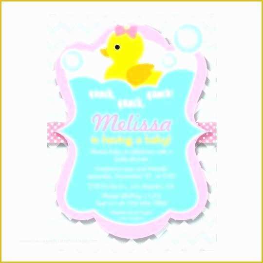Free Rubber Ducky Baby Shower Invitations Template Of Baby Shower Invite Template Downloadable Baby Shower