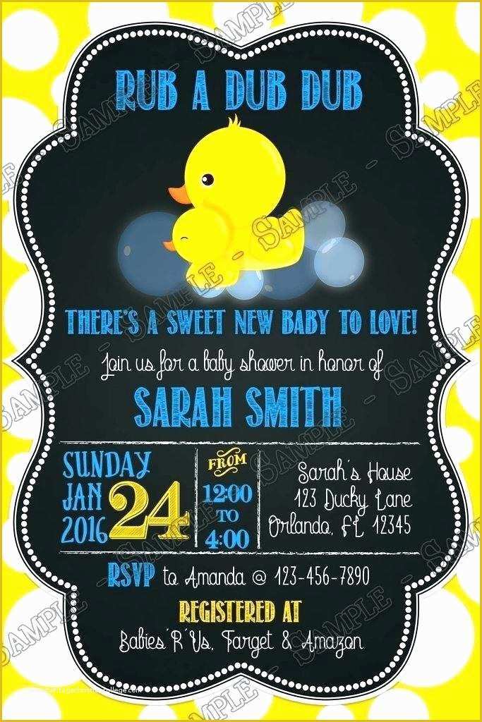 Free Rubber Ducky Baby Shower Invitations Template Of Rubber Ducky Baby Shower Invites Rubber Ducky Baby Shower