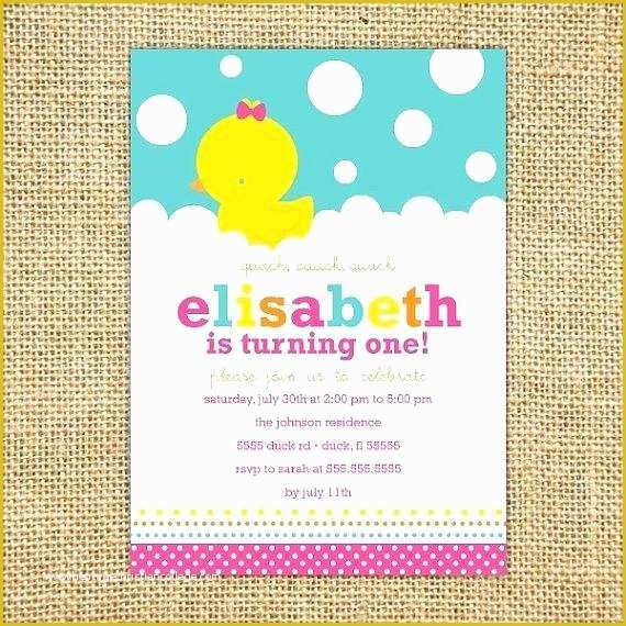 Free Rubber Ducky Baby Shower Invitations Template Of Rubber Ducky Invites Free Printable Rubber Duck Invitation