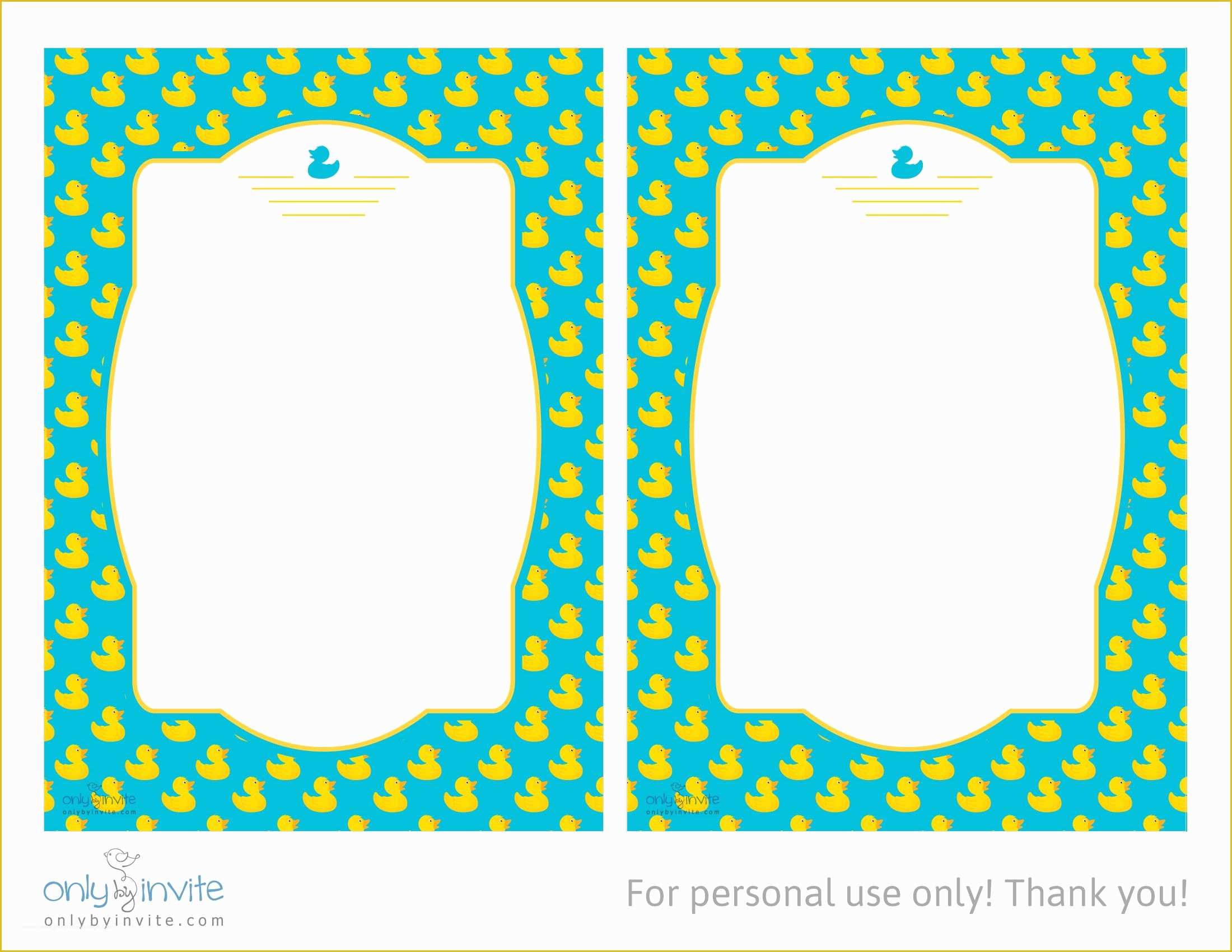Free Rubber Ducky Baby Shower Invitations Template Of Tropical Printable Rubber Ducky Baby Shower Invitations
