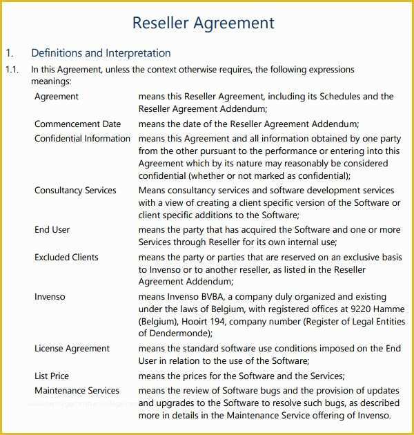 free-saas-agreement-template-of-8-sample-free-reseller-agreement