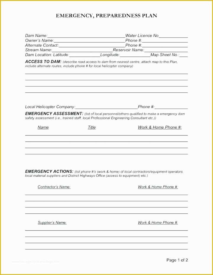 Free Safety Program Template Of Contractor Safety Plan Template Safety Plan Template