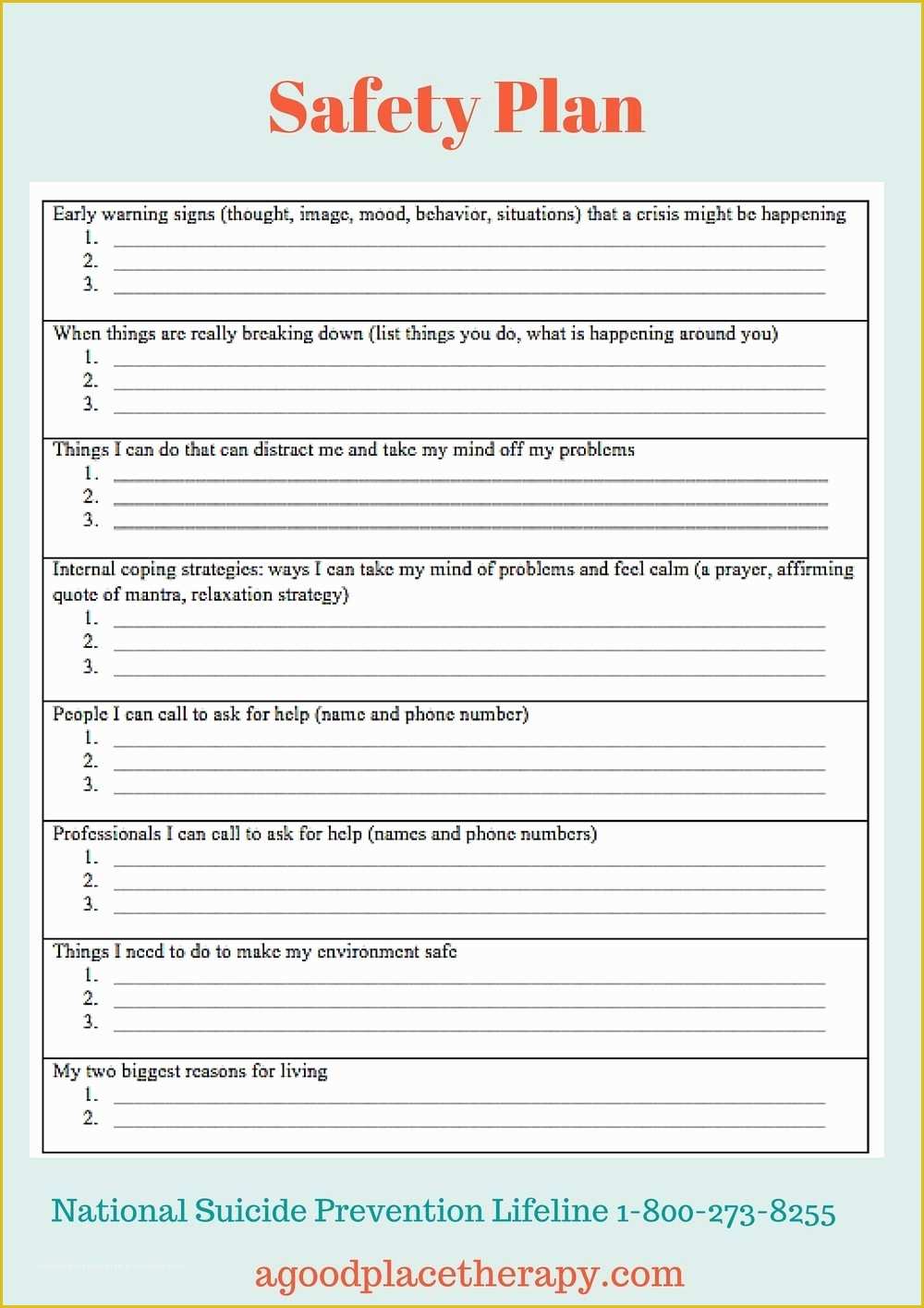 business safety plan template