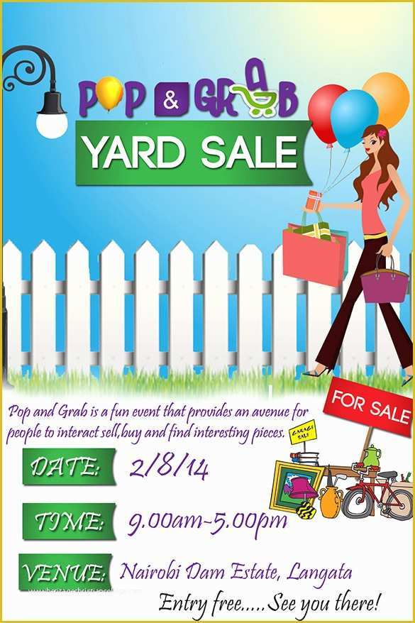Free Sale Flyer Template Of 21 Best Yard Sale Flyer Templates & Psd Word Eps