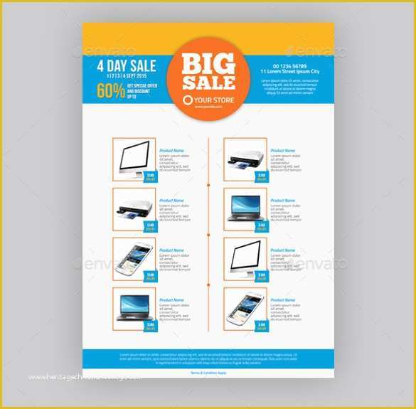 Free Sale Flyer Template Of 77 Sales Flyer Template Psd Docs Pages Ai
