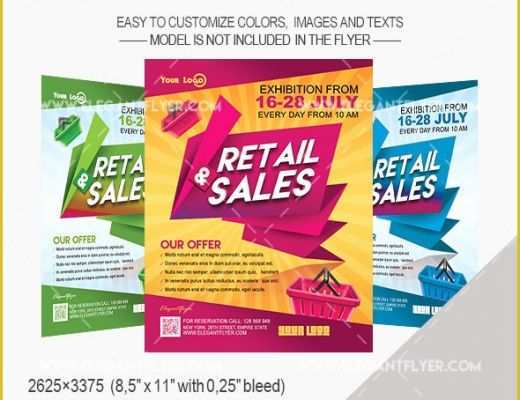 Free Sale Flyer Template Of Retail &amp; Sales – Flyer Psd Template – by Elegantflyer