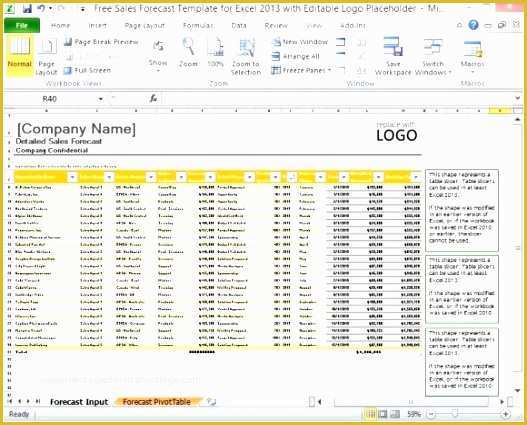 Free Sales forecast Template Of 6 Excel Sales forecast Template Exceltemplates