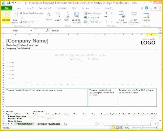 Free Sales forecast Template Of 6 Excel Sales forecast Template Exceltemplates