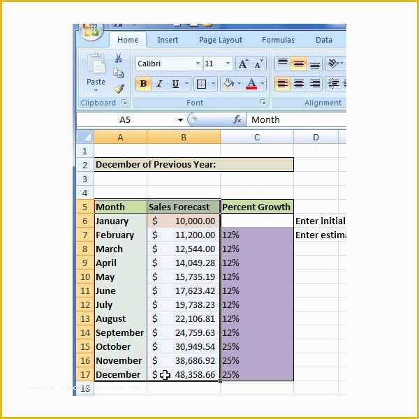 Free Sales forecast Template Of How to Create A Sales forecast In Excel Free Excel Sales